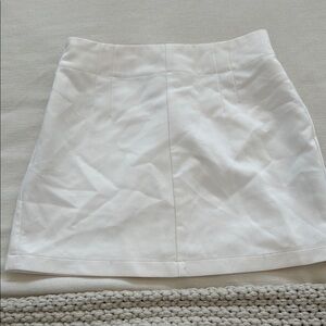 Abercrombie & Fitch White Mini Skirt